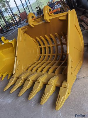 Durable High Quality Excavator Sieve Skeleton Grid Bucket Hitachi Zx350 Komatsu Pc350