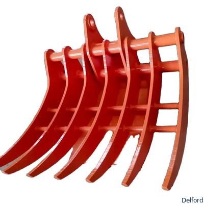 มินิ Excavator Root Rake Bucket ปรับแต่งคุณภาพสูงโรงงานติดต่อโดยตรง