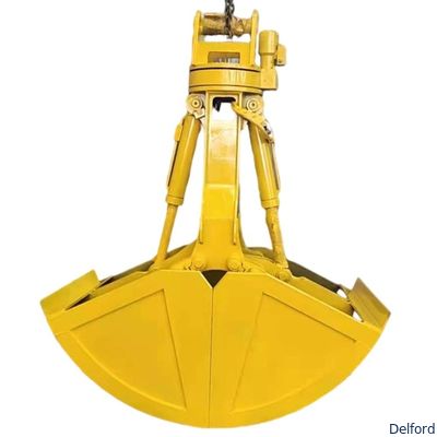 Ausgrubebehälter Clamshell Bucket Crane Hydraulic Clamshell Grab Shell Bucket für Ausgrube