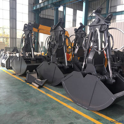 Ausgrubebehälter Clamshell Bucket Crane Hydraulic Clamshell Grab Shell Bucket für Ausgrube