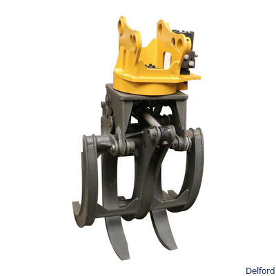Hydraulic 360 Rotary Excavator Log Grab Customizable 1-80 Ton