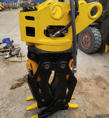 Hydraulic 360 Rotary Excavator Log Grab Customizable 1-80 Ton