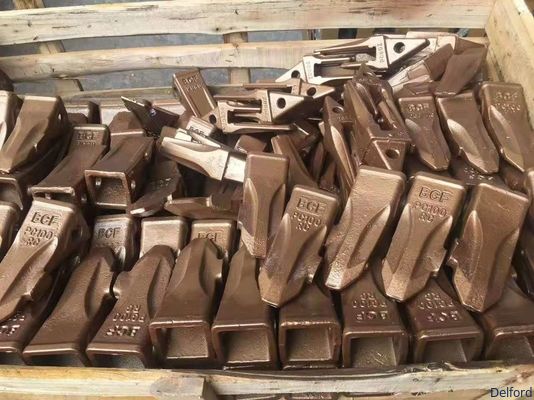 Alloy Steel Forged Excavator Bucket Teeth Heavy Duty Replacement Stiff Digger Part