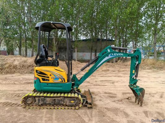 Used Lovol 18 Mini Excavator For Sale Compact Excavator Second Hand Digging Machine