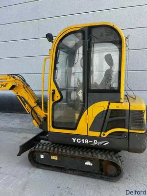 Yuchai 18 Mini Used Excavator Second Hand Digging Machine with Kubota Engine