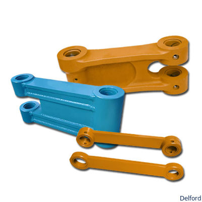 PC200-8 Excavator Bucket Arm Link H Link High Tensile Steel Q550 Replacement Part