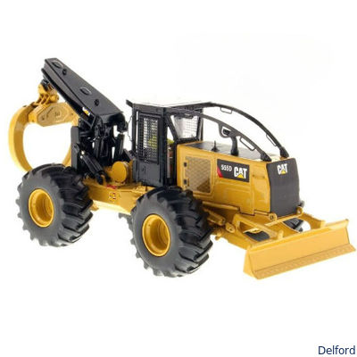 Caterpillar 555D Rad-Skidder Modell im Maßstab 1:50 Diecast Modell DM CAT 85932 Sammler Replika