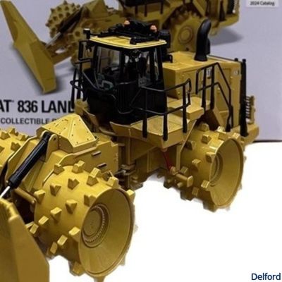 Caterpillar 836 Landfill Compactor 1/50 Scale Diecast Model DM Cat 85763 Alloy Replica