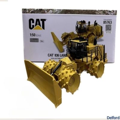 Caterpillar 836 Landfill Compactor 1/50 Scale Diecast Model DM Cat 85763 Alloy Replica