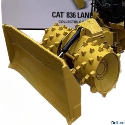 Caterpillar 836 Landfill Compactor 1/50 Scale Diecast Model DM Cat 85763 Alloy Replica