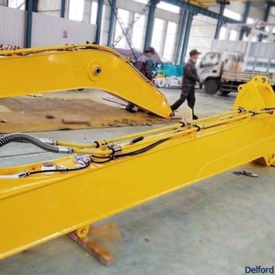 Q355B Extended Excavator Boom Arm Stick Demolition Attachment