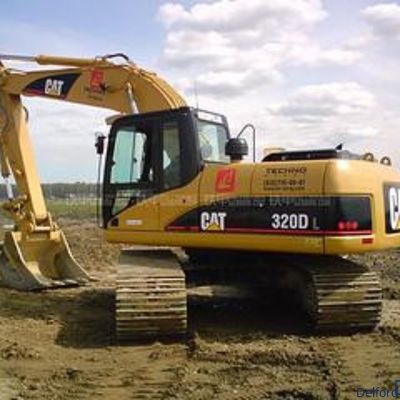 Caterpillar CAT 320DL Used Hydraulic Excavator 800Mm Track Width 103KW