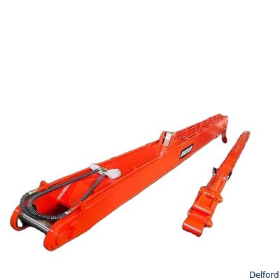 Op maat gemaakte Long Reach Excavator Arm Boom Heavy Duty Digging Dredging Front End voor  Komatsu Kobelco Hitachi Modellen