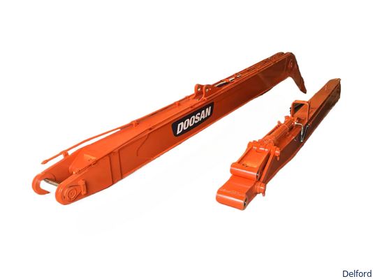 Customized Excavator Boom Telescopic Long Reach Arm Assembly Digging Bucket Construction Earthmoving Attachment
