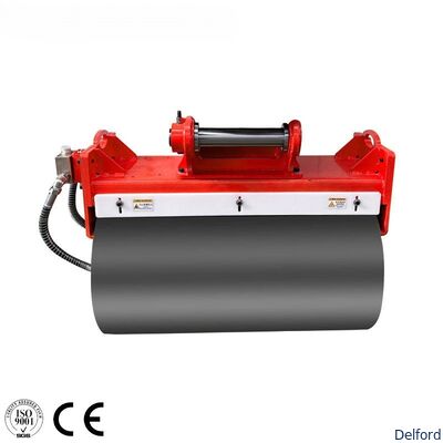 Construction Machinery Slope tamper smooth Drum Compaction Wheel Slope Compactor Vibratory Rollers For Excavator